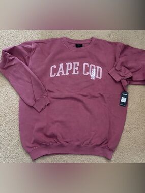 Cape Cod Dusty Rose Crewneck Sweatshirt